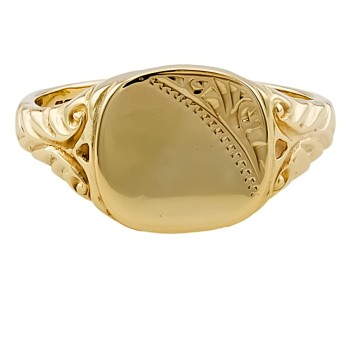 9ct gold 7.7g Signet Ring size Y